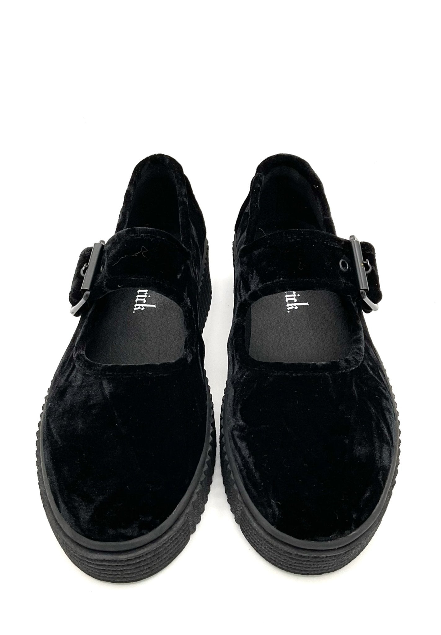 Velvet Crush Maryjane Sneaker - Black - Angel's House of Design Co.