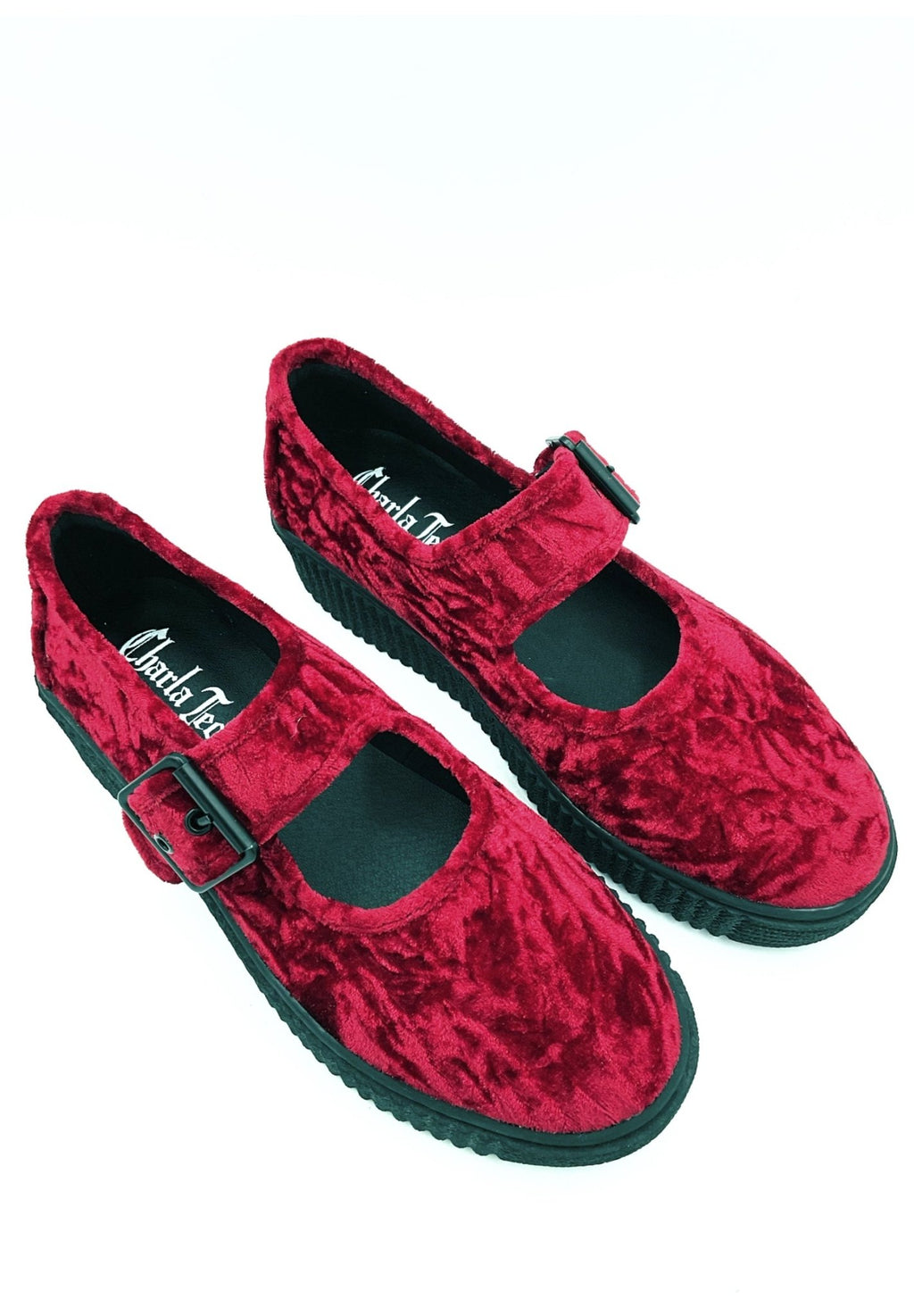 Velvet Crush Maryjane Sneaker - Oxblood - Angel's House of Design Co.