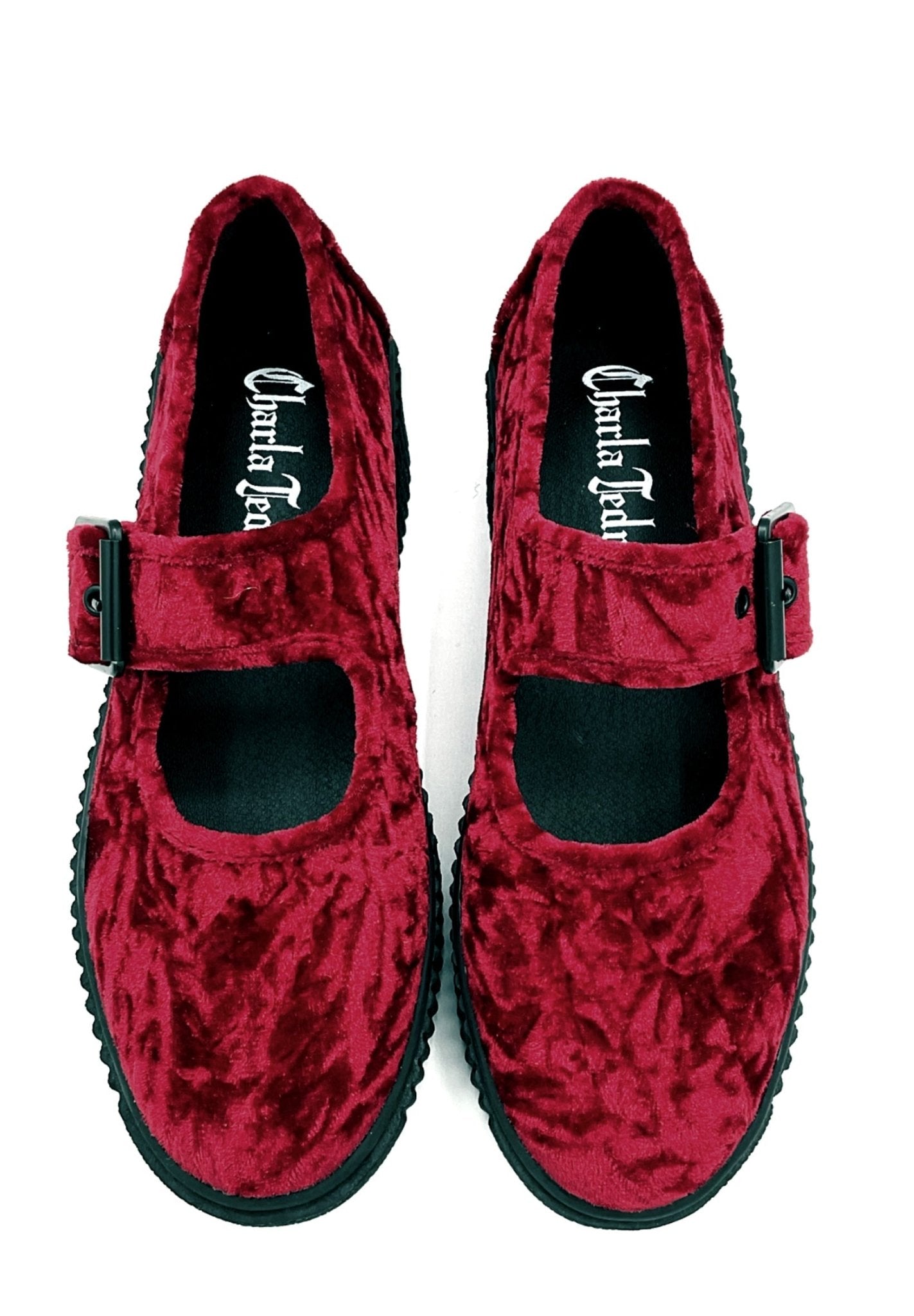 Velvet Crush Maryjane Sneaker - Oxblood - Angel's House of Design Co.