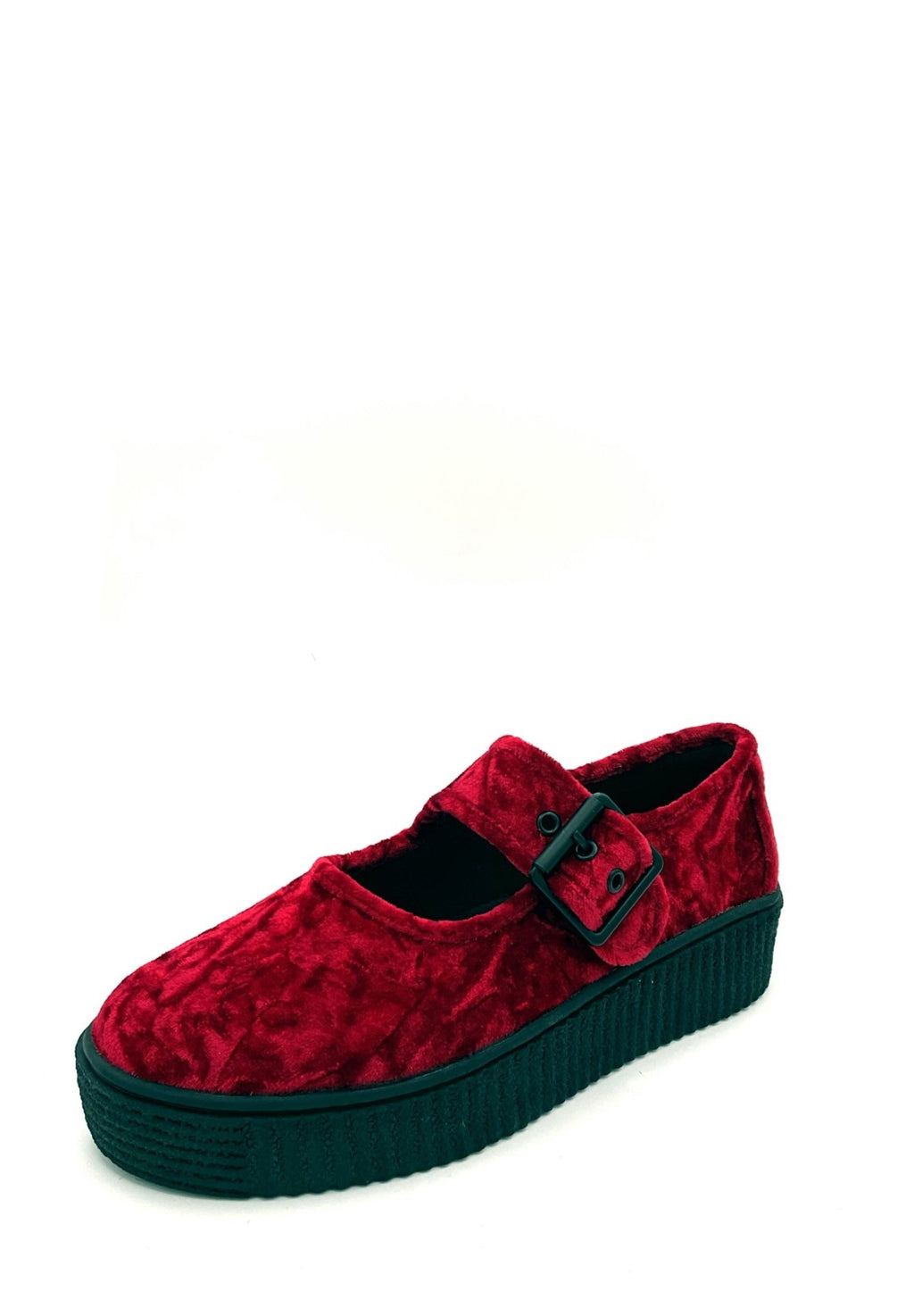 Velvet Crush Maryjane Sneaker - Oxblood - Angel's House of Design Co.