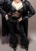 Velvet Frill Bell Bottoms - Angel's House of Design Co.