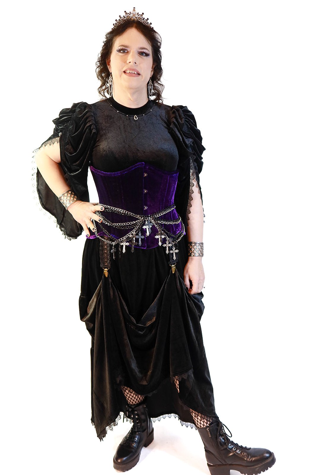 Velvet Pick Up Skirt - Angel's House of Design Co.