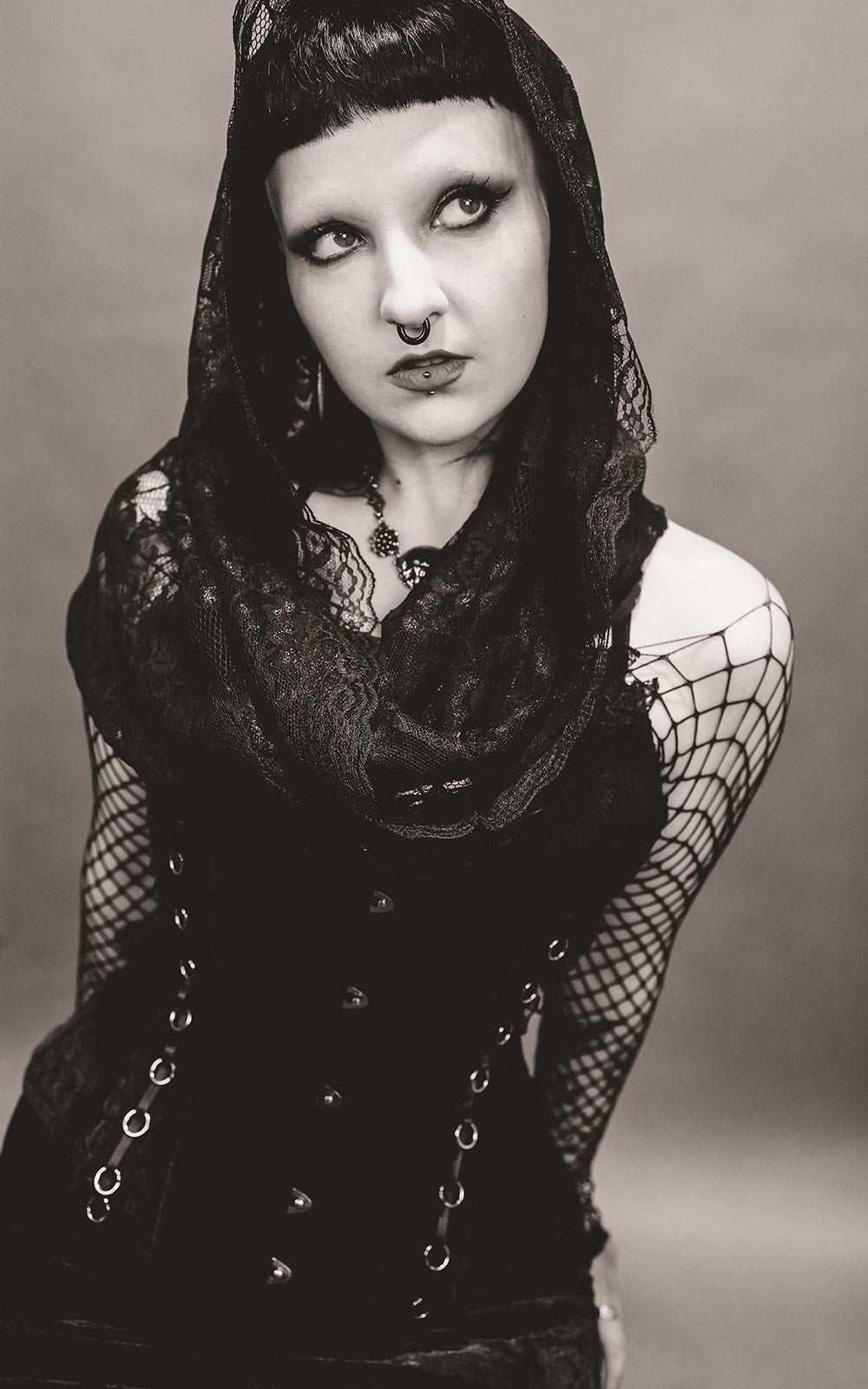 Velvet Underbust Corset with Lace Trim - Angel's House of Design Co.