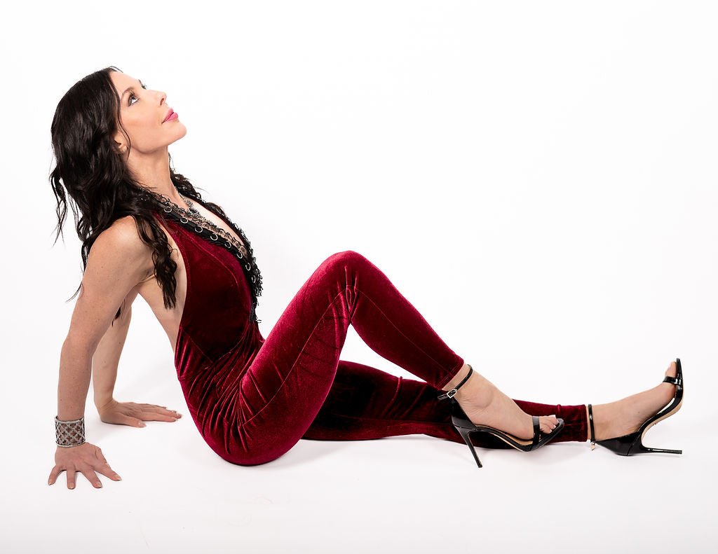 Velvet Vamp Catsuit - Angel's House of Design Co.