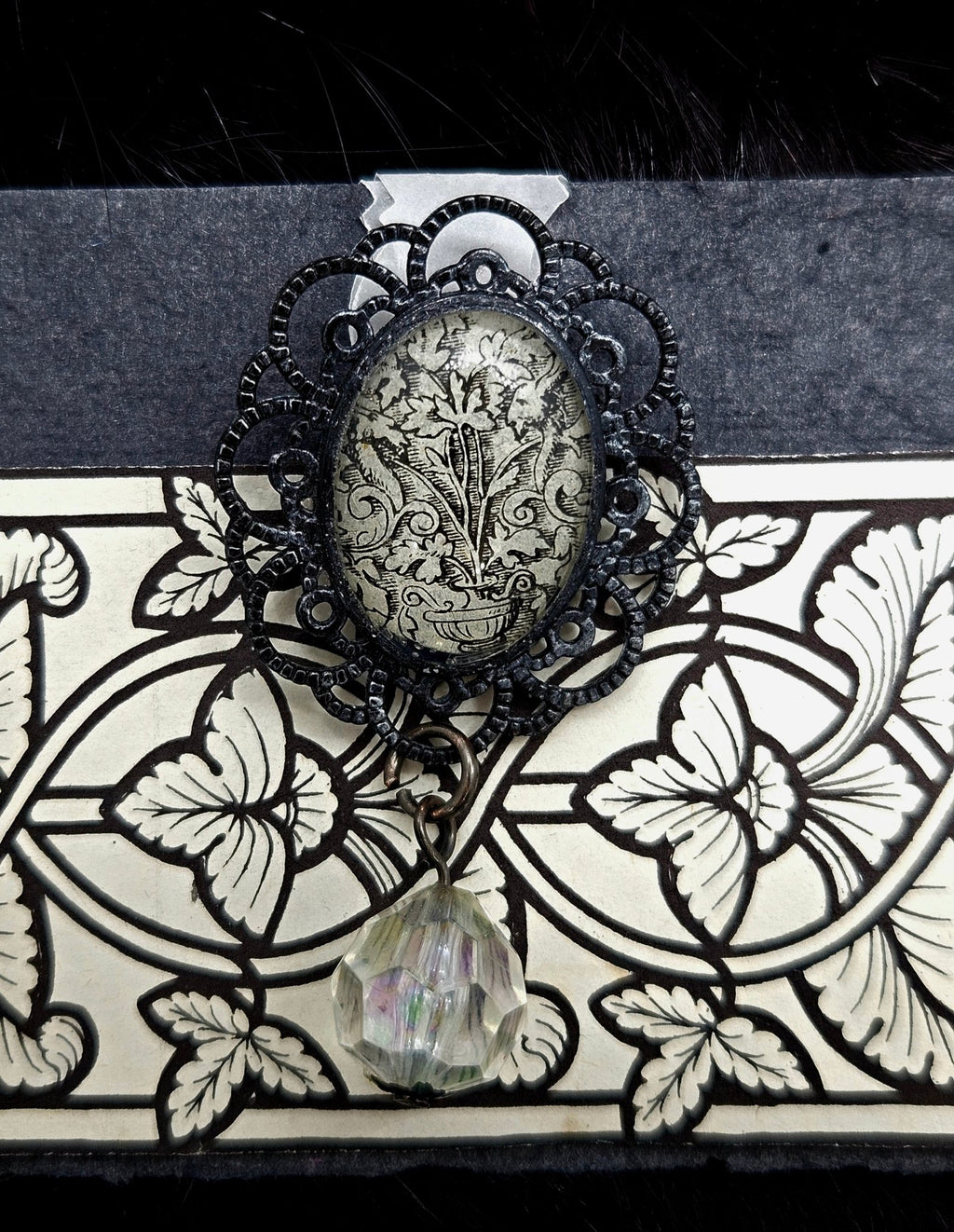 Victorian Secrets Brooch/Pin by Boneafide Arts - Angel's House of Design Co.