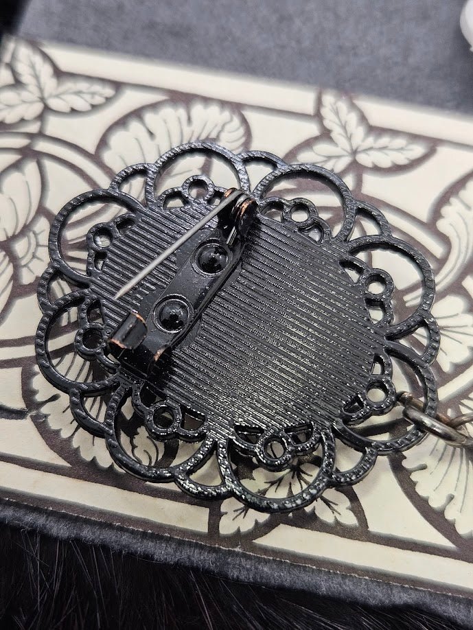 Victorian Secrets Brooch/Pin by Boneafide Arts - Angel's House of Design Co.
