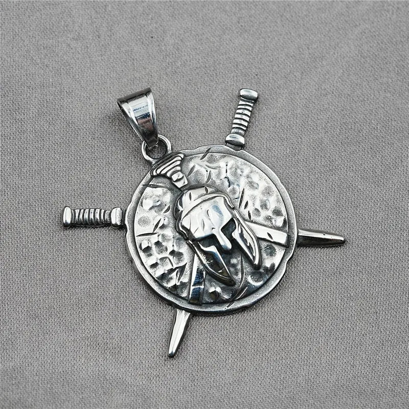 Viking Sheild Necklace - Angel's House of Design Co.