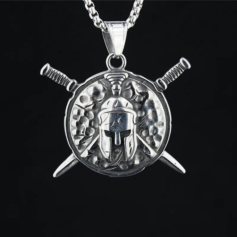 Viking Sheild Necklace - Angel's House of Design Co.