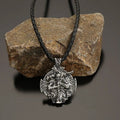 Viking Warrior Necklace with Vegan Leather Cord - Angel's House of Design Co.
