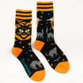 Vintage Black Cat Crew Socks - Angel's House of Design Co.