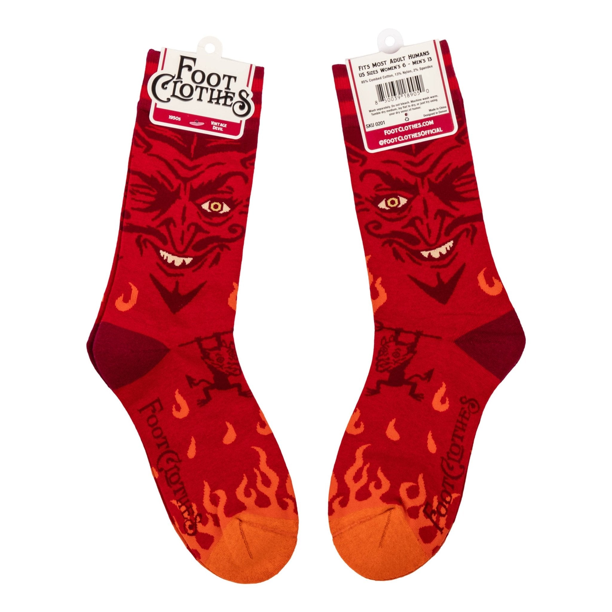 Vintage Devil Socks - Angel's House of Design Co.