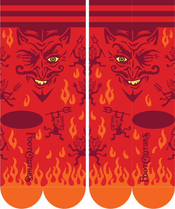 Vintage Devil Socks - Angel's House of Design Co.