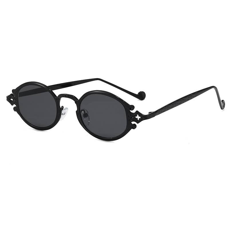 Vintage Y2K Steam Punk Gothic Carved Sunglasses - Angel's House of Design Co.