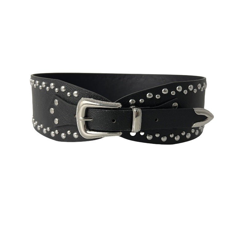 Waist Cinch Belt with Silver Accents - Angel's House of Design Co.
