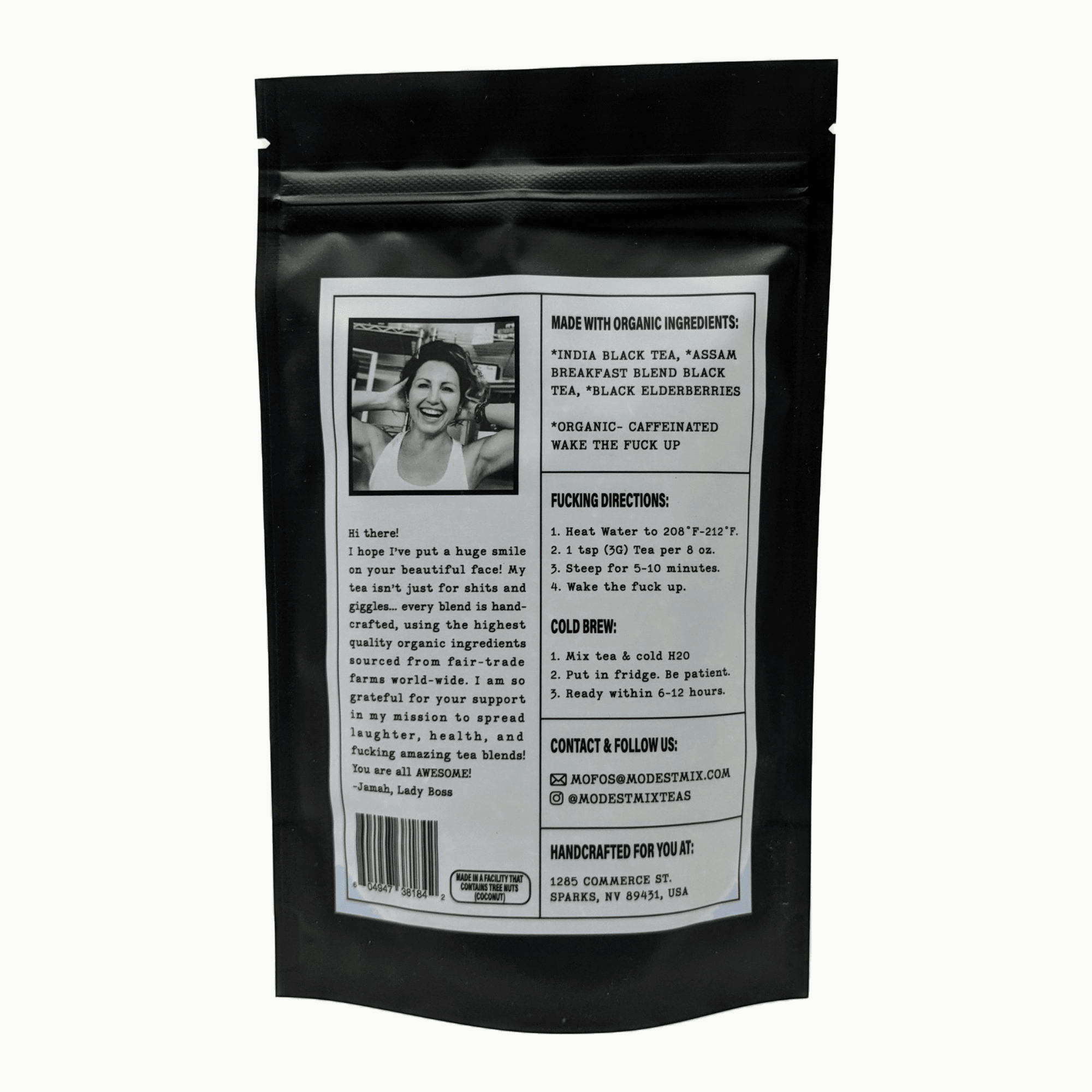 Wake The Fuck Up - 2oz Organic loose leaf bags - Angel's House of Design Co.