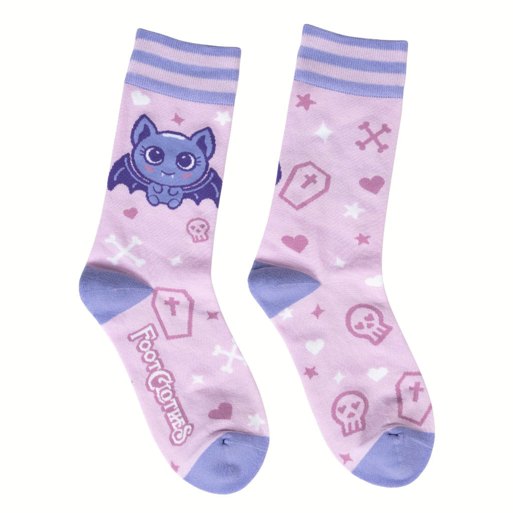Widdle Bat Guy Crew Socks - Angel's House of Design Co.