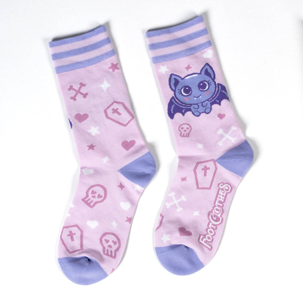 Widdle Bat Guy Crew Socks - Angel's House of Design Co.